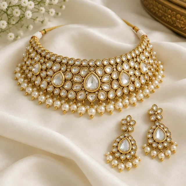 Rani Kundan Choker Set
