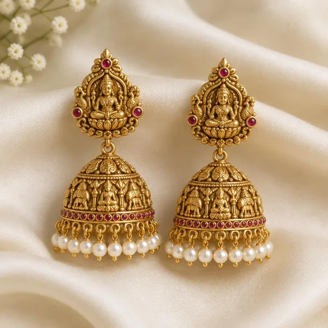 Lakshmi Temple Jhumka
