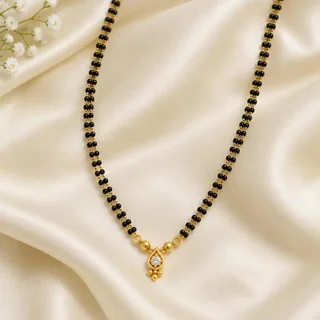 Gold-plated mangalsutra